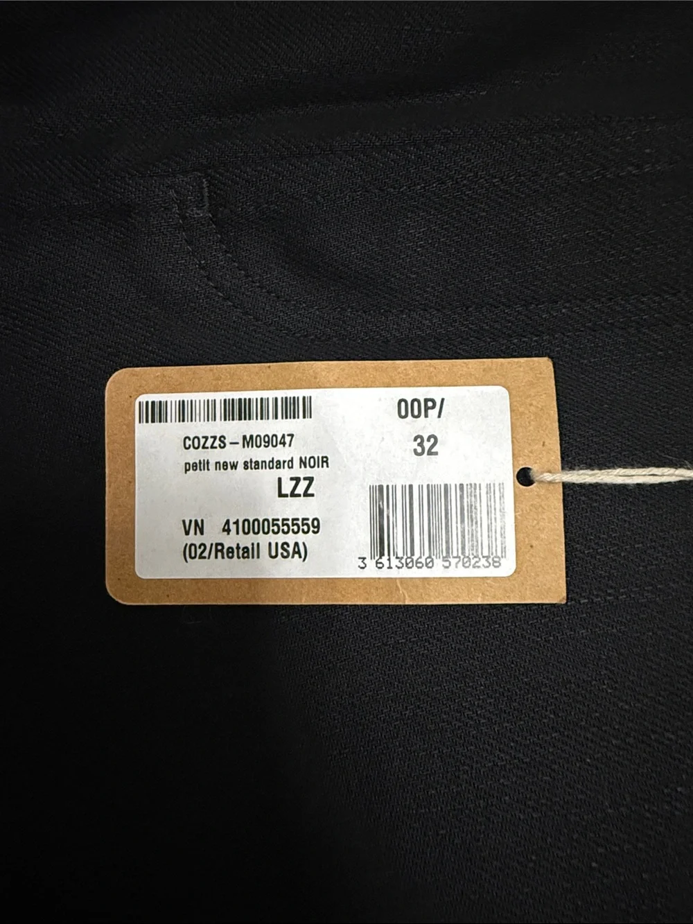 A.P.C. Black Skinny Jeans Unisex